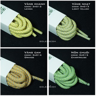 Dây giày phản quang 3M (sản xuất tại Pakistan) cao cấp, dây giày boots cá tính, series bụi bặm