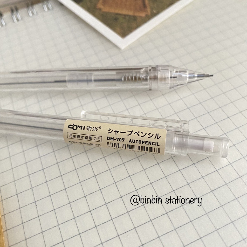 Bút chì bấm Domi bản basic ngòi 0.5 mm BCDM1