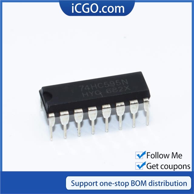 10 CÁI SN74HC595N DIP16 SN74HC595 DIP 74HC595N 74HC595 IC mới