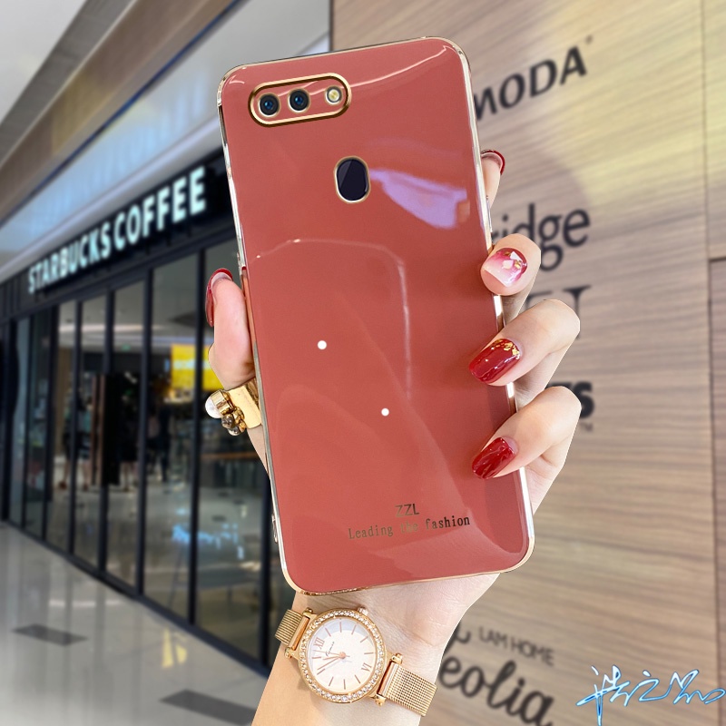 Ốp Điện Thoại Silicon Mềm Kết Cấu Sang Trọng Bảo Vệ Cho OPPO A5S Case A12 Case F9 F9 Pro 2022