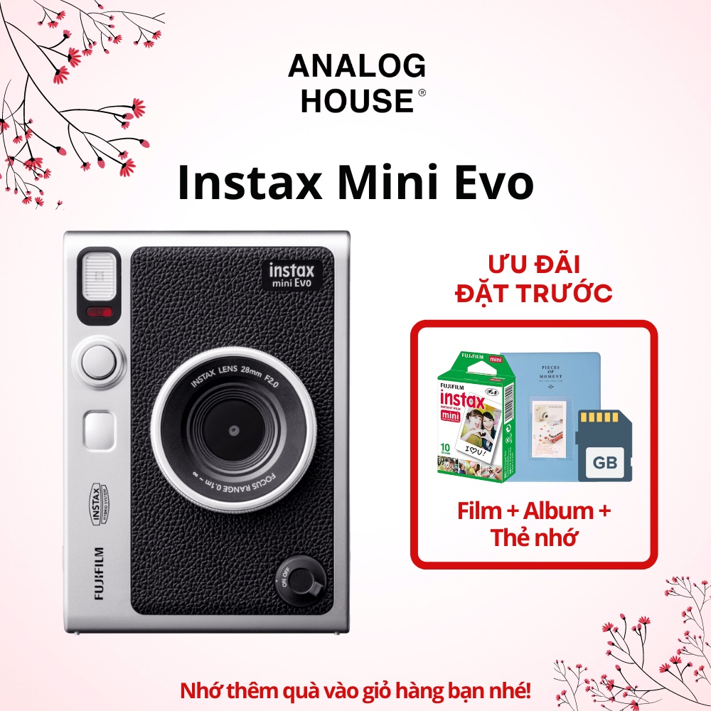 Instax Mini Evo Hybrid - Máy ảnh, máy in 3 TRONG 1