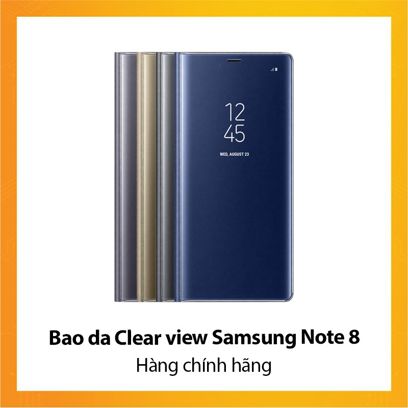 Bao da Clear view Samsung Note 8 - Hàng chính hãng