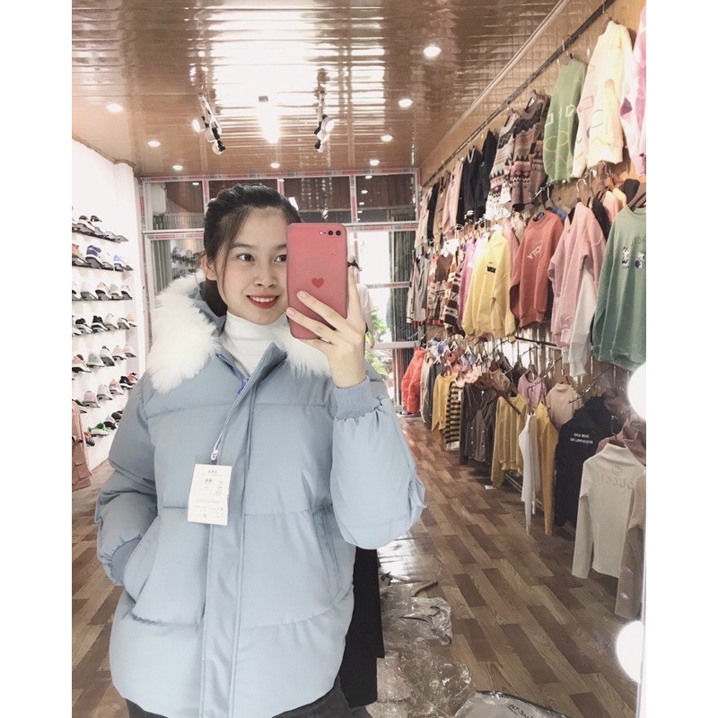 ÁO KHOÁC PHAO MŨ LÔNG HÀNG LOẠI 1