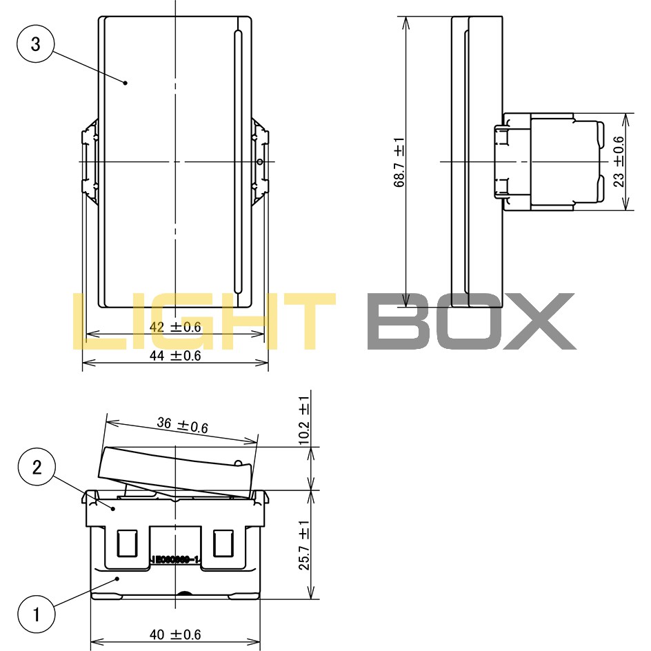 Công tắc 1 chiều loại lớn Panasonic Halumie WEVH5511K