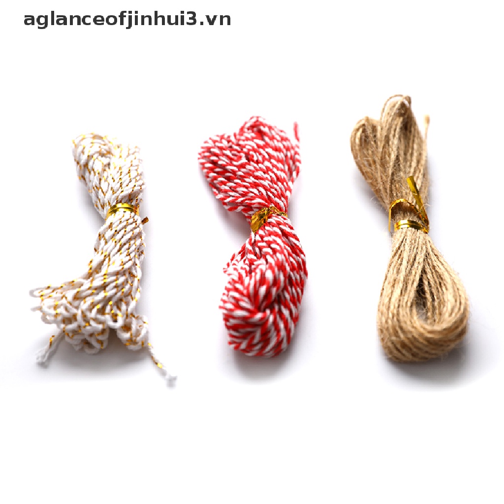Dây Thừng Cotton 10m Trang Trí Giáng Sinh