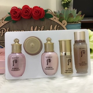 Set dưỡng whoo hồng thải độc , cấp nước dưỡng ẩm cho da