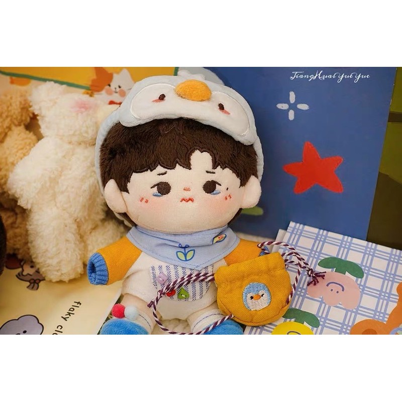Outfit chim cánh cụt cho doll 15,20cm