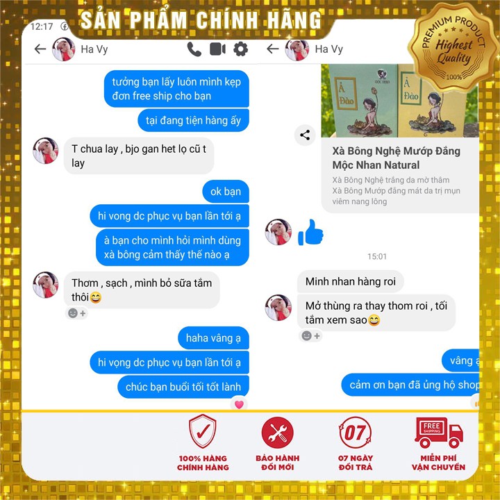 [Sale Khủng]  Xà Bông Nghệ Mật Ong - Mướp Đắng - handmade Mộc Nhan Natural - ngừa thâm, trắng sáng, mát da | BigBuy360 - bigbuy360.vn