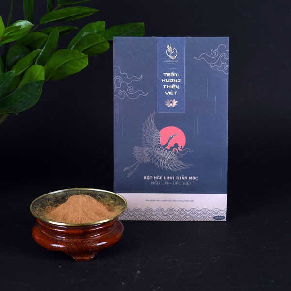 Bột xông nhà tẩy uế trừ tà Ngũ Linh Thần Mộc - Trầm Hương Thiền Việt