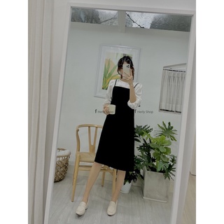 SET ÁO PHỐI YẾM MIDI( Hình shop tự chụp)