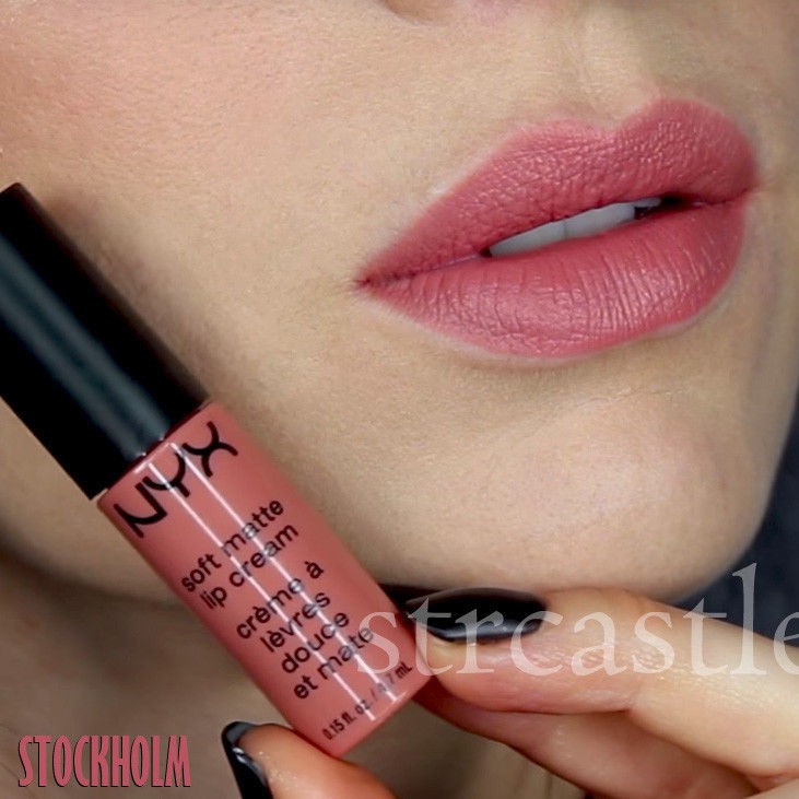 Son mini NYX Soft Matte Lip Cream - SMLC 02 Stockholm - màu nude