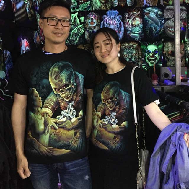 Áo thun 3d dạ quang