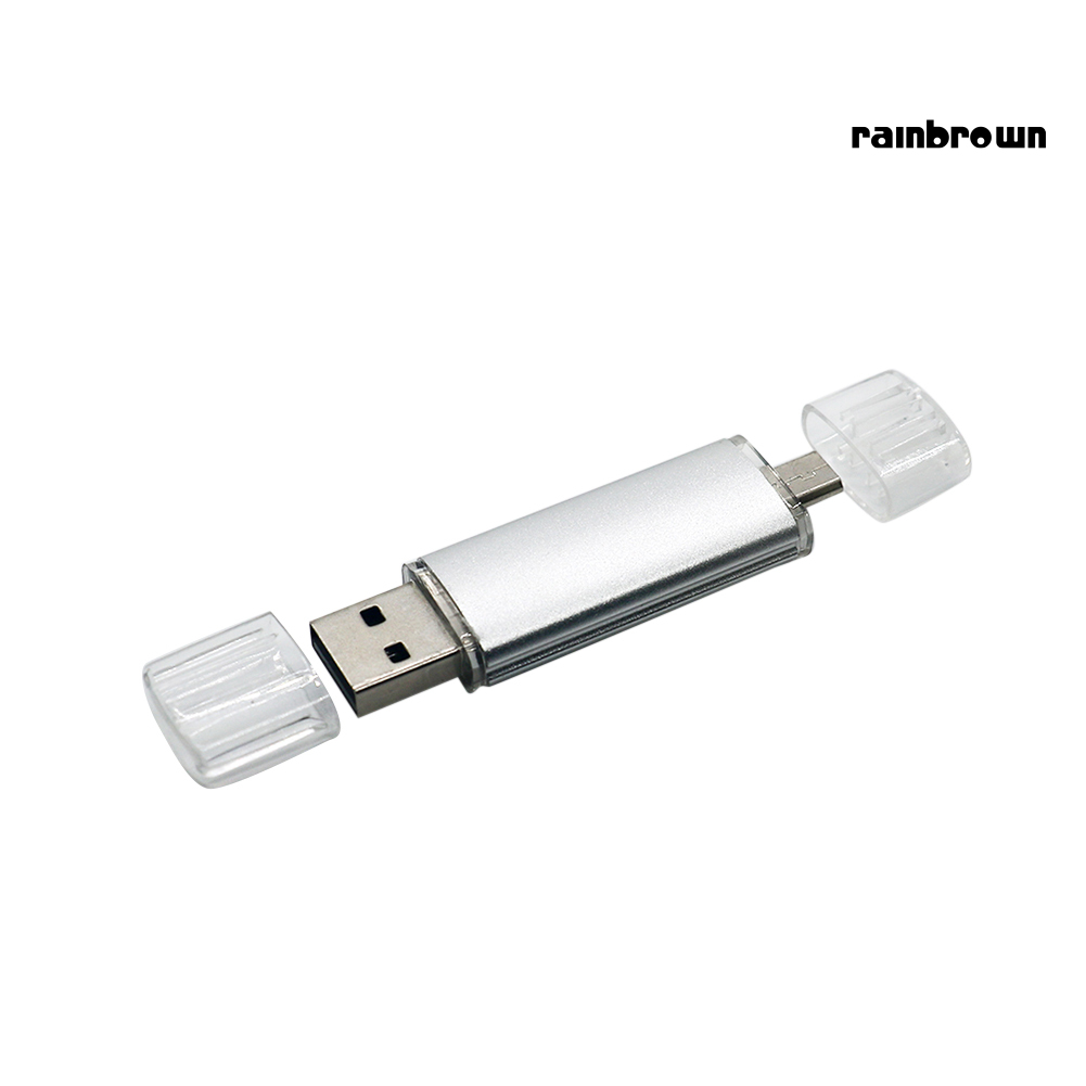 USB Disk USB 2.0 16G Capacity Zinc Alloy Fast Speed OTG Function U Disk for Computer /RXDN/