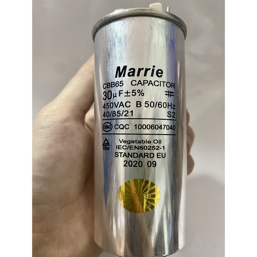 Tụ điều hòa máy lạnh Marrie CAPACITOR 12 15 20 25 30 35 40 45 50 60uf