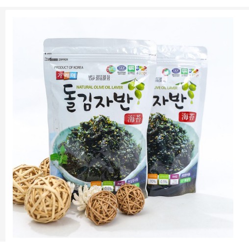 [Siêu ngon] Combo 2 gói Lá Kim Vụn Có Vừng Trộn Cơm Vị Dầu Oliu ( 70g/gói) - Nhập Khẩu Hàn Quốc