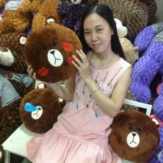 Gối gấu Brown