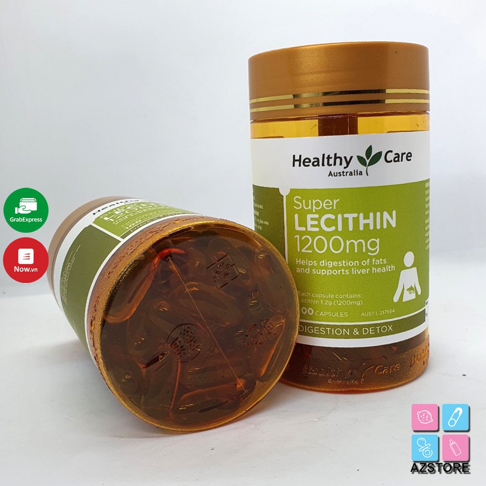 Mầm đậu nành Super Lecithin 1200mg - Tinh chất mầm đậu nành Heathy care Super Lecithin
