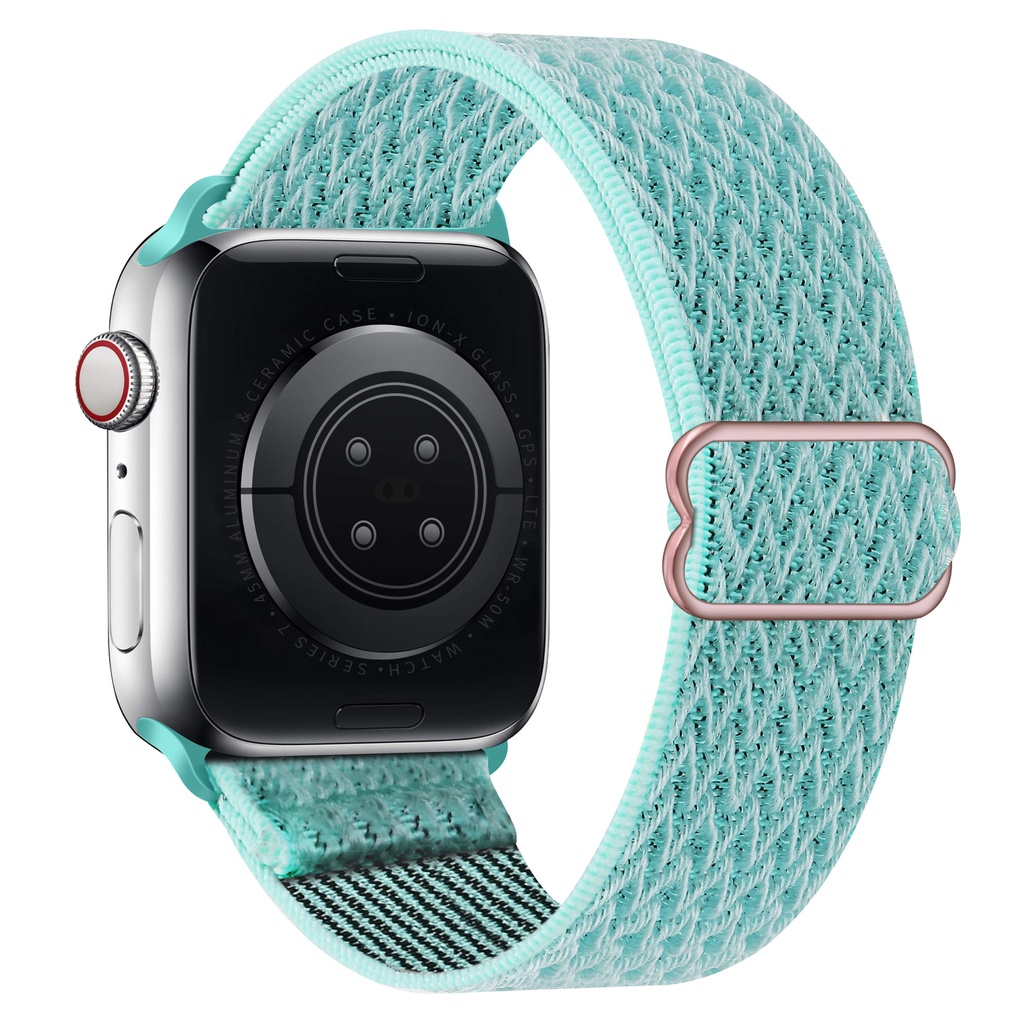 Dây Đeo Nylon Họa Tiết Gợn Sóng Thay Thế Cho Đồng Hồ Thông Minh iwatch Series 41mm45mm