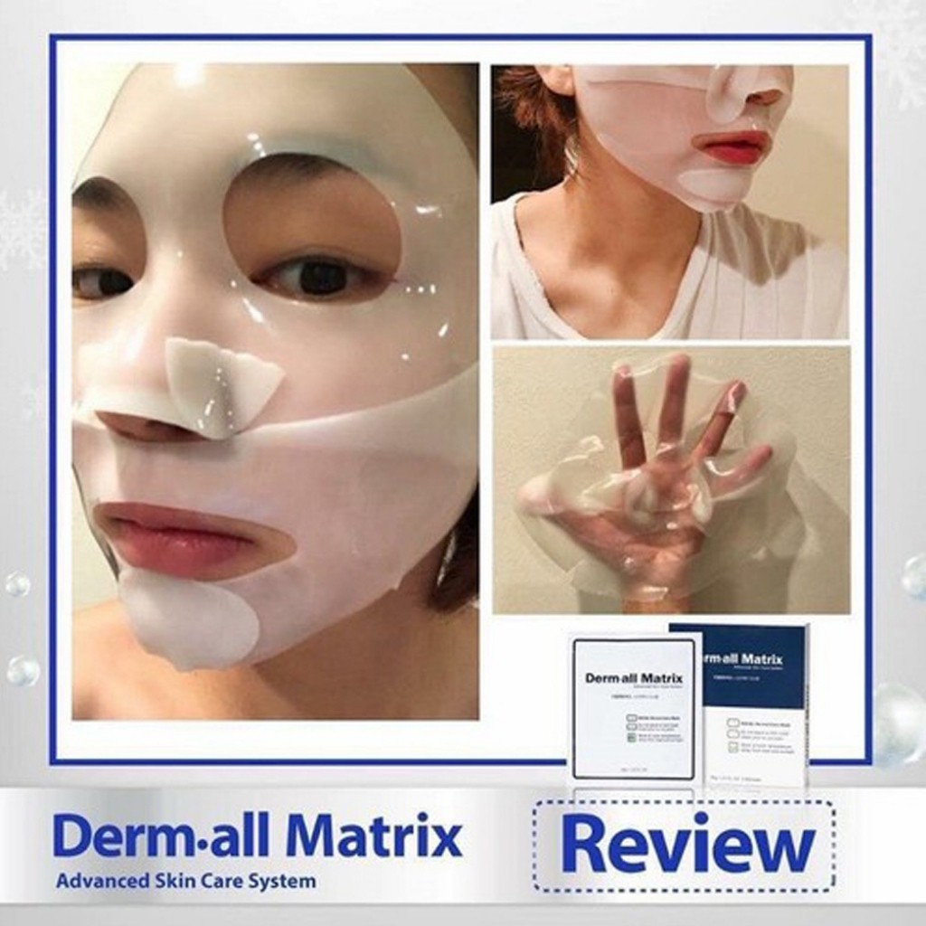 Mặt nạ Derm All Matrix Facial Dermal Care Mask nâng cơ dưỡng da 35g - ZAVENCI Official