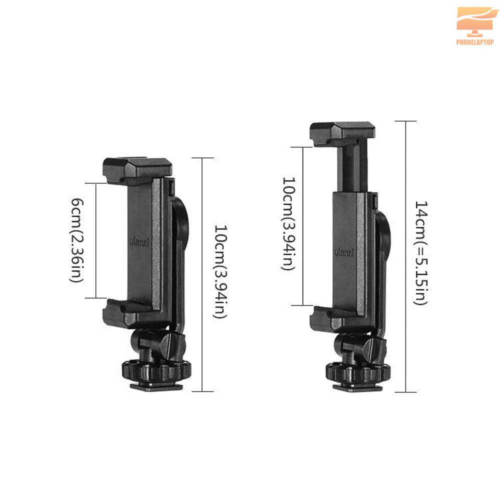 ULANZI Ngàm Gắn Điện Thoại Xoay 360 Độ Với Ngàm 1 / 4