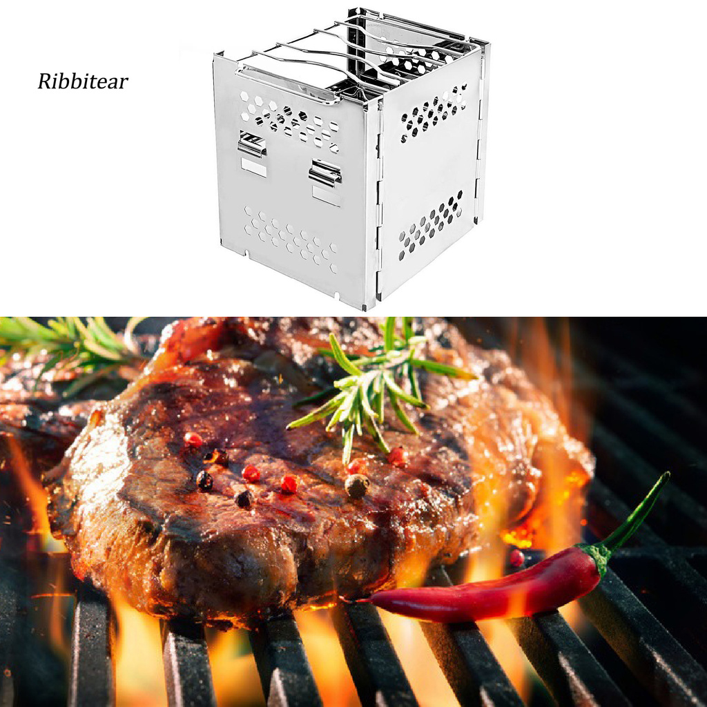 Nồi Nướng Bbq Đa Năng Bằng Thép Không Gỉ Có Thể Gấp Gọn Tiện Dụng