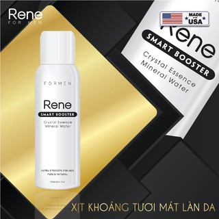 Xịt Khoáng Cấp Ẩm Sáng Da Rene Smart Booster Crystal Essence Mineral Water