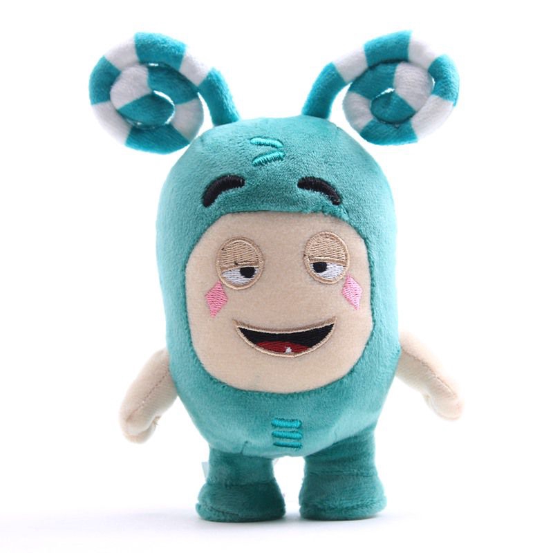 Đồ chơi búp bê nhồi bông hình nhân vật Oddbods Cuddly Pogo Zee Jeff Fuse Slick mềm mại mới 18cm đáng yêu dành cho bé