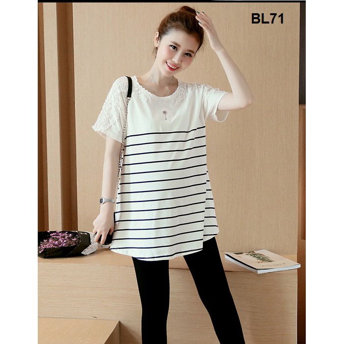 BỘ ĐỒ BẦU LỬNG ÁO PHỐI REN BL71