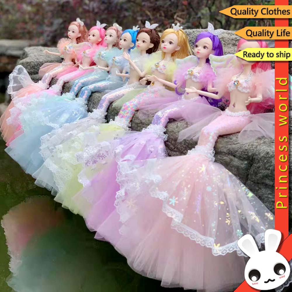 Đồ Chơi Búp Bê Nàng Tiên Cá 45cm Có Đèn Độc Đáo Cho Bé