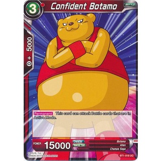 Thẻ bài Dragonball - TCG - Confident Botamo / BT1-018'