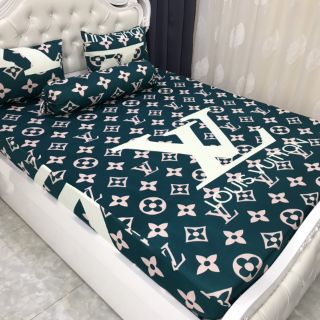 Bộ Drap Thun Hàn Quốc mát lạnh 4 món_XL