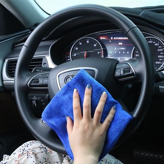 Khăn Lau Xe Hơi Dày Dặn Thấm Hút Tốt Tiện Dụng