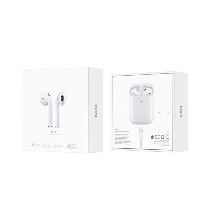 Tai nghe Bluetooth Hoco ES39 V5.0 hỗ trợ mic cảm ứng TWS, chuyên dùng cho Iphone