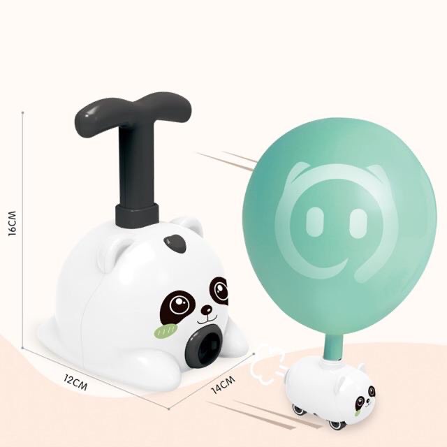 Đồ chơi xe bơm bóng cho bé hình con vật dễ thương