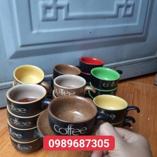 Combo 10 cốc uống cafe đủ màu