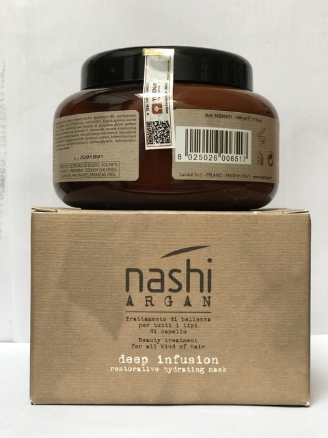 Dầu Hấp Dưỡng Phục Hồi Nashi Argan Deep Infusion 500ml - Ý