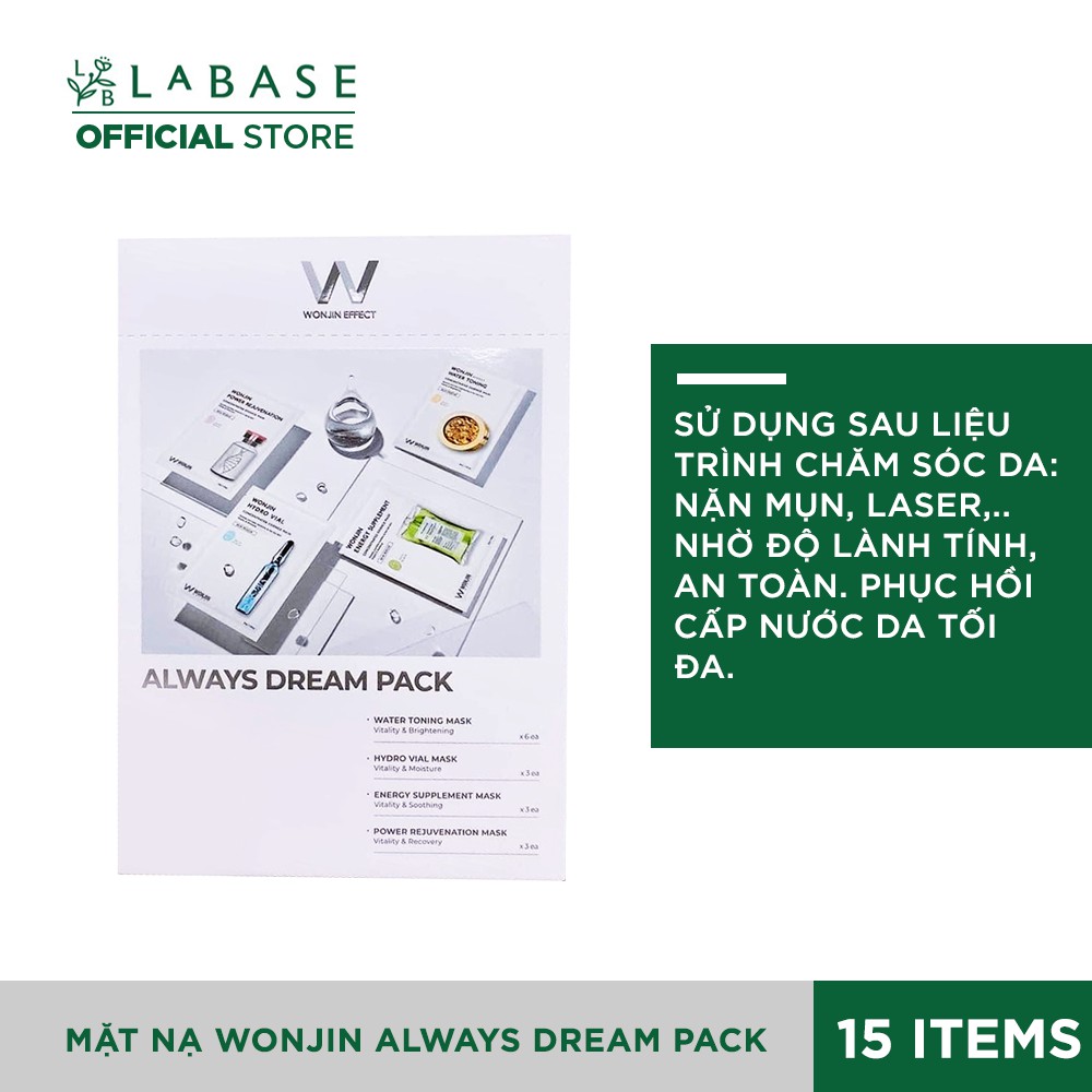 Mặt nạ Wonjin Always Dream Pack ( Hộp 15 Miếng )