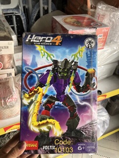Đồ chơi lắp ráp rô bốt Hero 4 - Nhiều mẫu