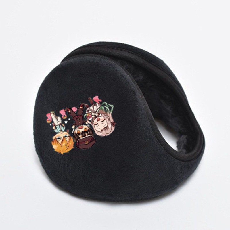 Bịt Tai Mùa Đông Giữ Ấm In Hình JIBAKU SHOUNEN HANAKO-KUN Ác quỷ trong nhà xí thời trang ấm áp cá tính chibi anime