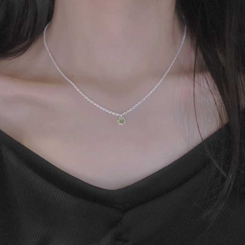 Vòng Cổ Kim Cương Nhẹ Harajuku niche net red Thiết Kế Mới Cao Cấp