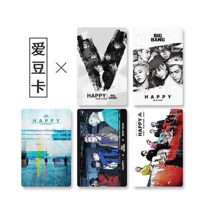 Card nhựa cứng nhóm nhạc BTS, BIGBANG, TFBOYS, EXO