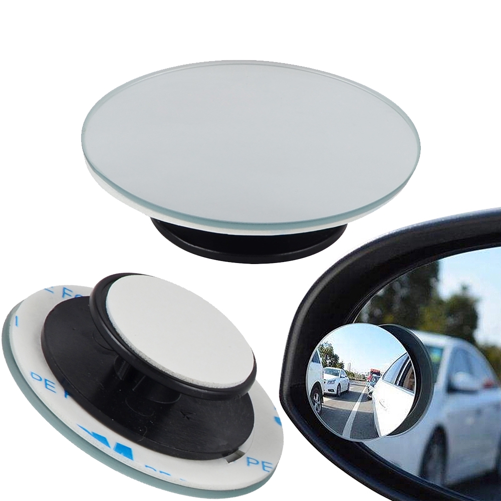1 Gương soi điểm mù dành cho gương chiếu hậu góc rộng lồi xoay 360 độ cho ô tô/ xe máy