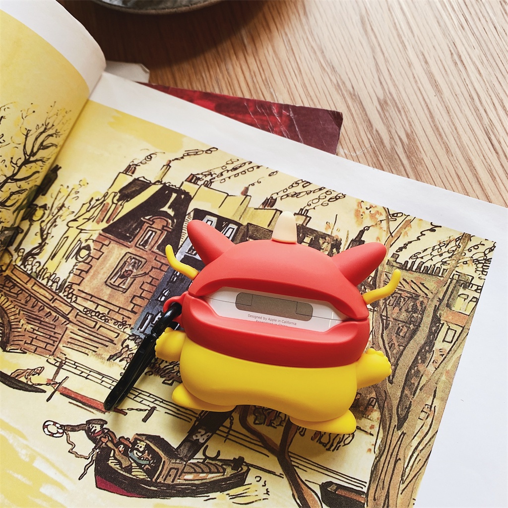 Vỏ Bảo Vệ Hộp Sạc Tai Nghe AirPods3 AirPods3  2021 2021 Họa Tiết Pikachu Pokemon Tyrannosaurus Tương Thích Với AirPods1 / 2