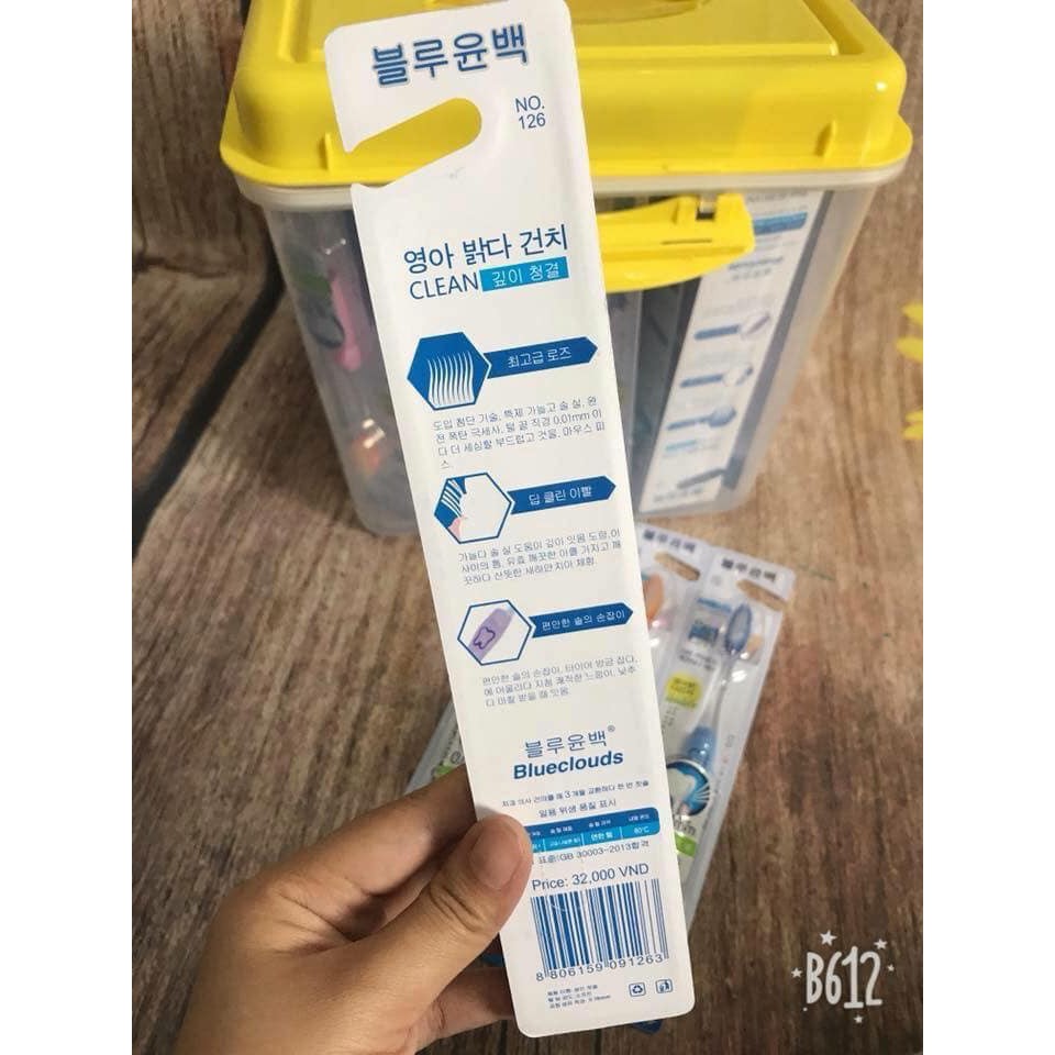 Bàn chải đánh răng Hàn Quốc Blue Clean BC126