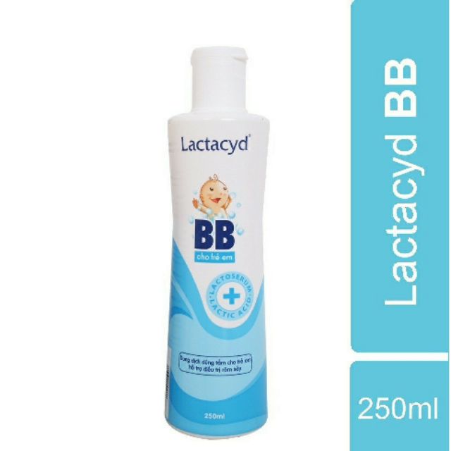 Sữa tắm Lactacyd BB cho bé 250ml Trị rôm sảy và hăm kẽ