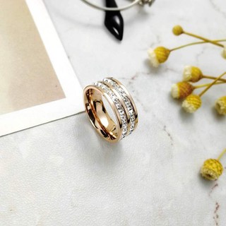 Nhẫn Titan - Double Diamond Line