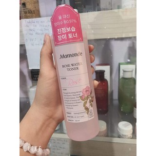 Nước Hoa Hồng Mamonde  💖Freeship💖 Giảm 10k Khi Nhập[mypham] Toner Mamonde Toner 250ml (Đủ Mẫu)