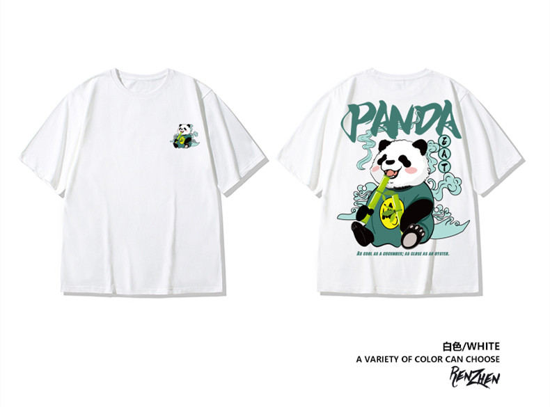 Áo Nam Tay Ngắn In Hình Gấu Trúc Size S-8XL | BigBuy360 - bigbuy360.vn