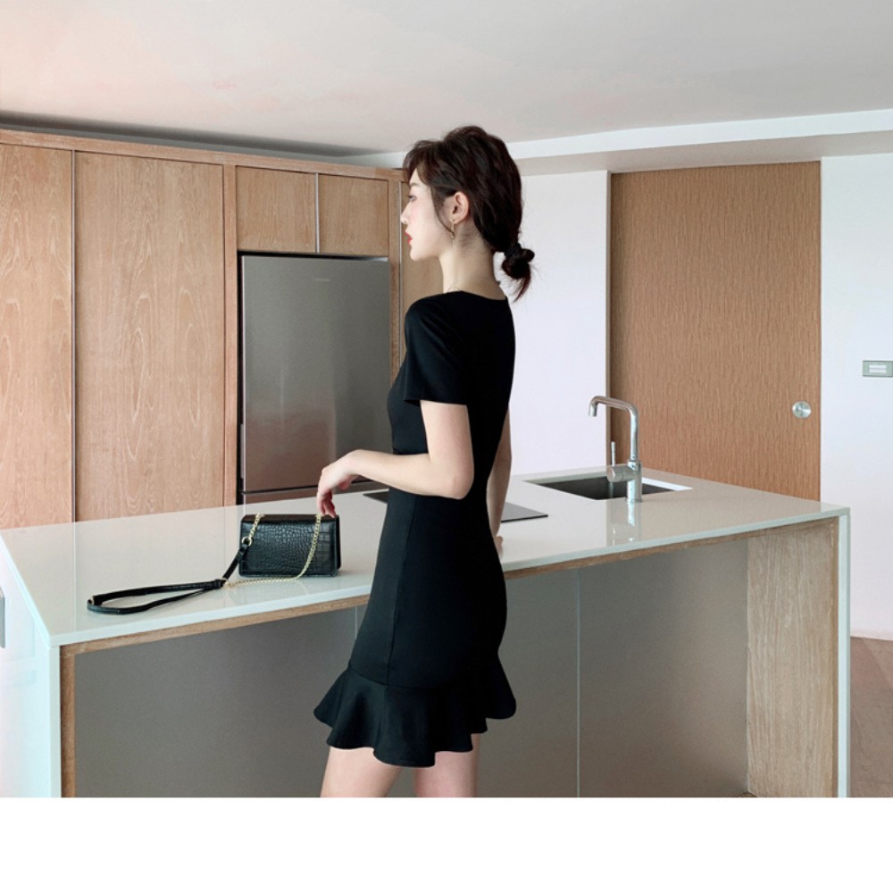 Váy nữ, đầm nữ body dáng ôm chiết eo xẻ tà ,đầm thiết kế thời thượng ATILA.SHOP | BigBuy360 - bigbuy360.vn