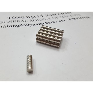 Nam châm trắng đất hiếm 4x2mm